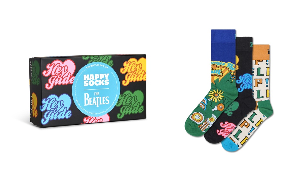The Beatles 3-Pack Socks Gift Set