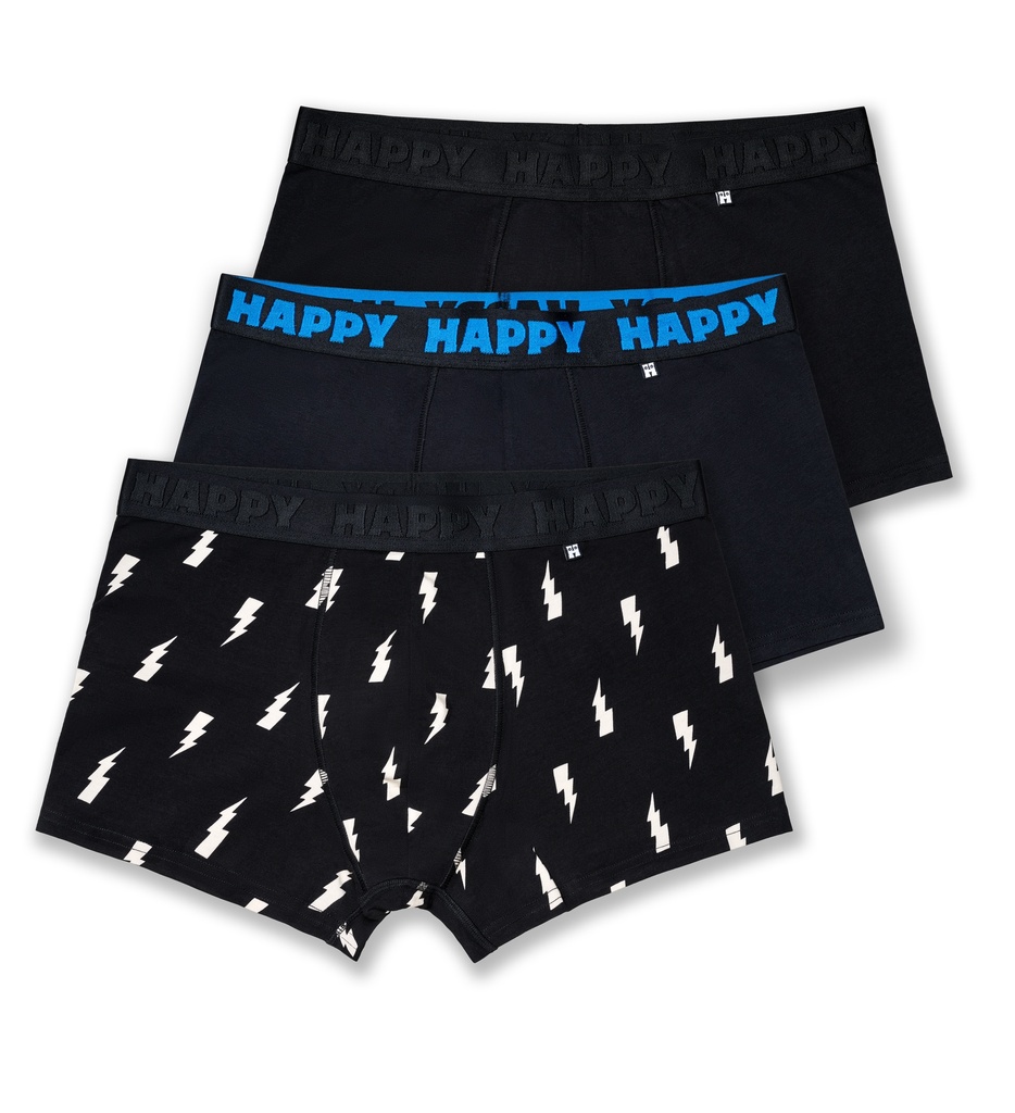 3-Pack Black and White Short Boxers