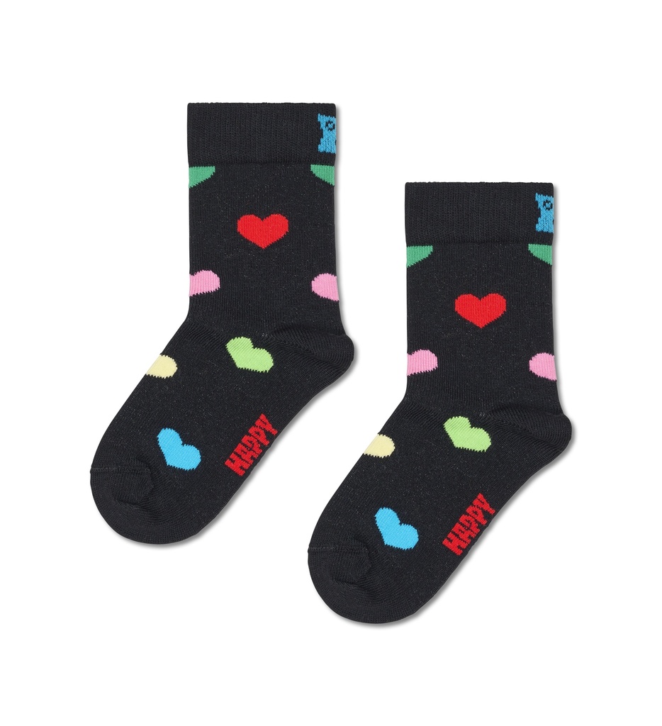 Kids Heart In Heart Sock