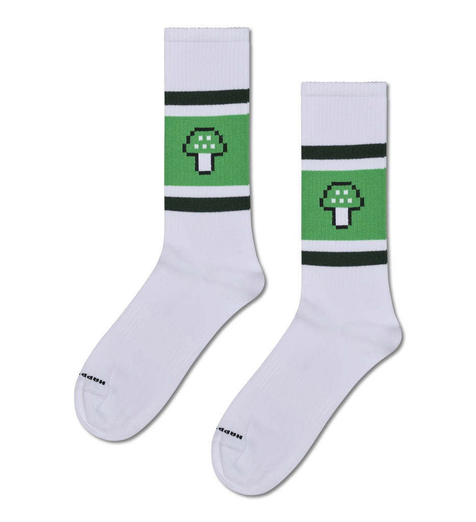 Mushroom Stripe Sneaker Sock