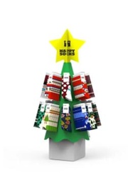 [D000023-0] Small Green Cardboard Tree