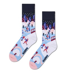 Ice Skating In The City Sock