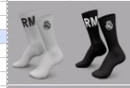 RM Crew Socks 2-Pack Big Logo 1